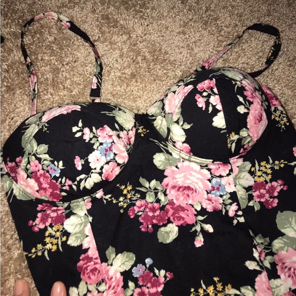 Tumblr Floral Bustier Dress - Picture 3 of 3